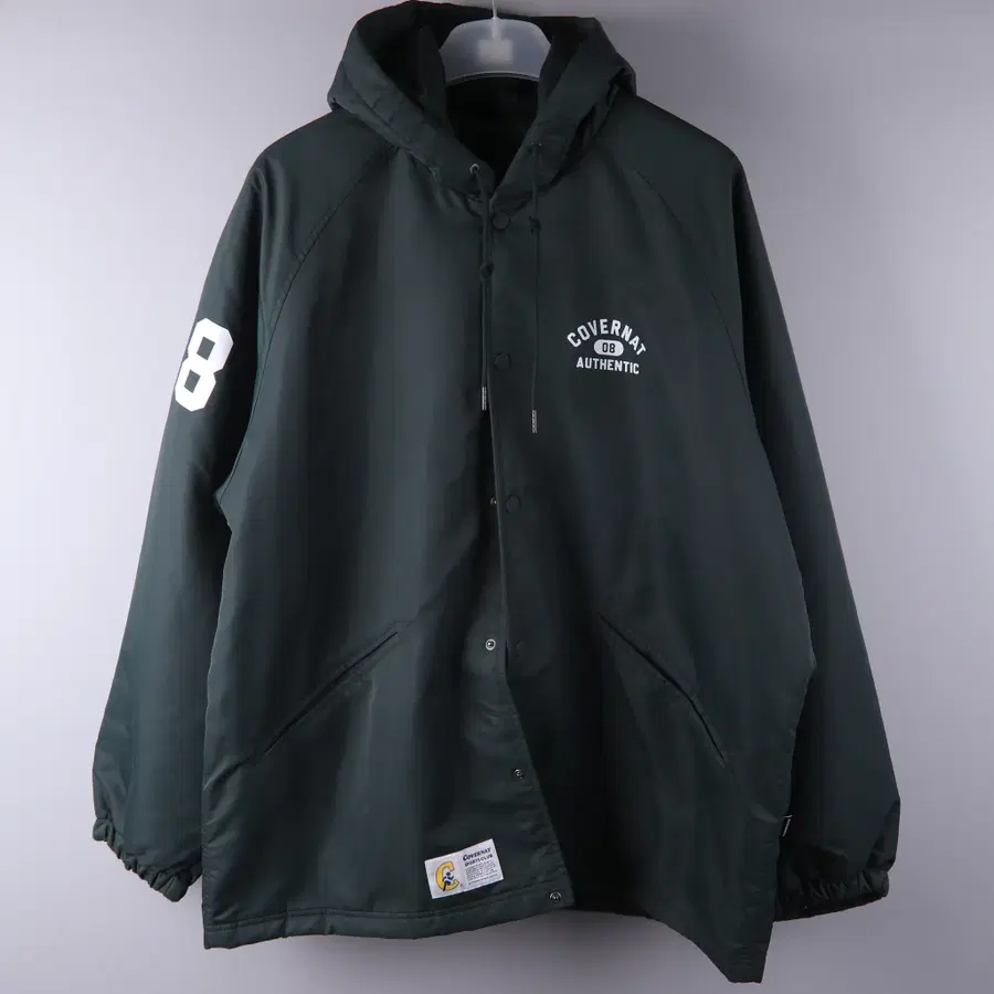 커버낫 후드 코치 자켓 그린 (XL)