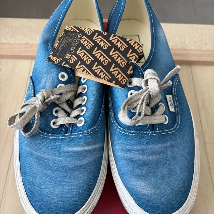 Vans 반스 어센틱 웨이브 워시드 블루 US9 270 새제품