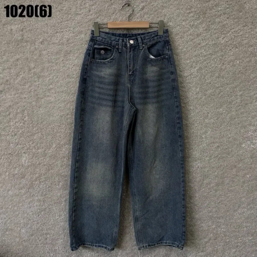 볼트빈티지 와이드 데님 팬츠 블루 워싱 S 1020