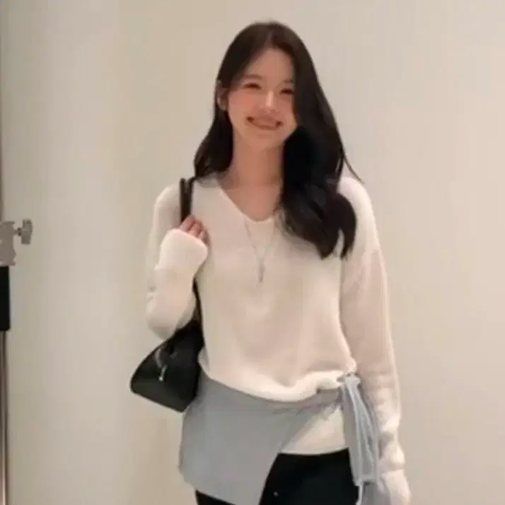 포유온 니트 아이보리