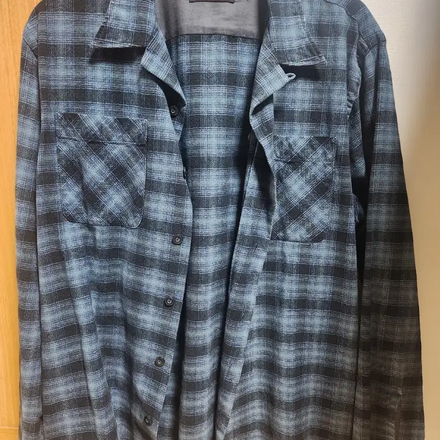 RRL 블루 플란넬 체크 셔츠 L 사이즈 판매