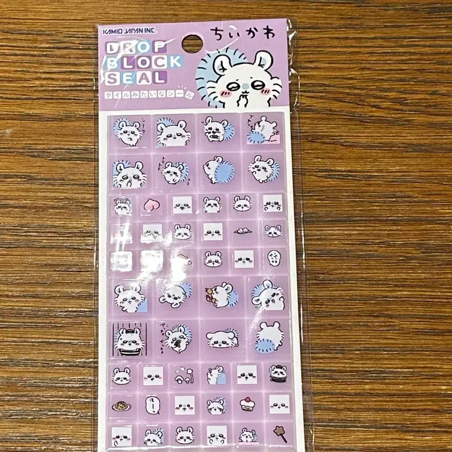 [일본 정품] 먼작귀 치이카와 모몽가 드롭 볼록 입체 스티커
