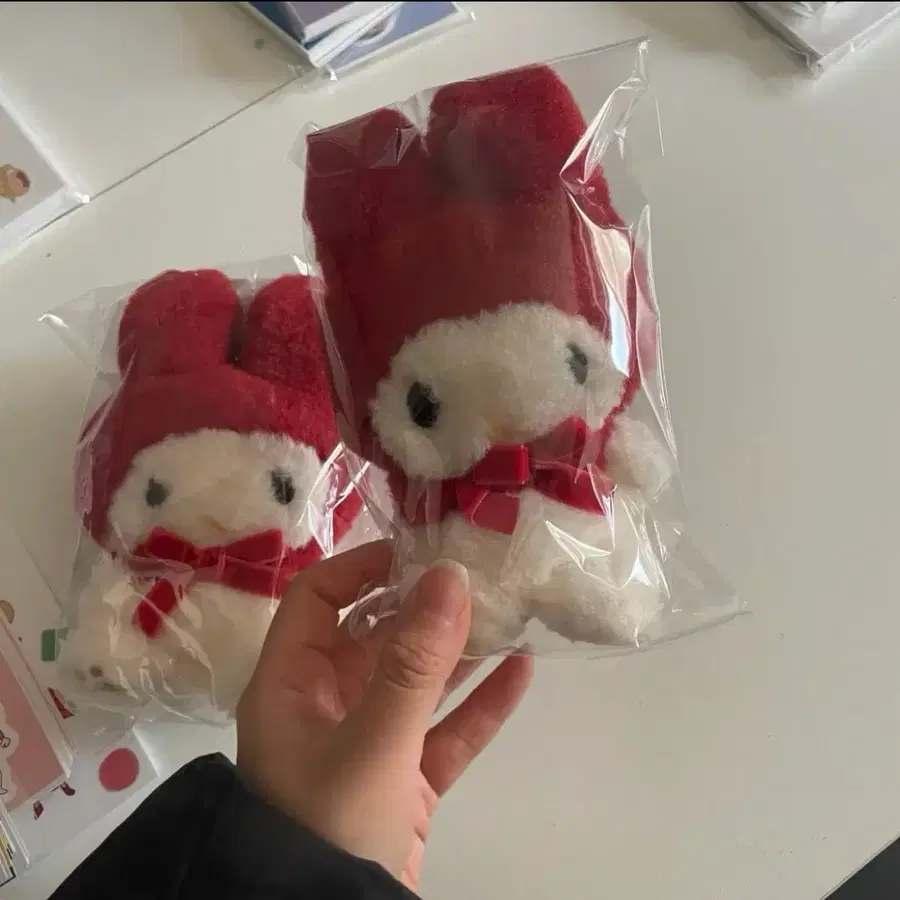 빨간마멜 마멜 산리오 인형 마이멜로디인형키링