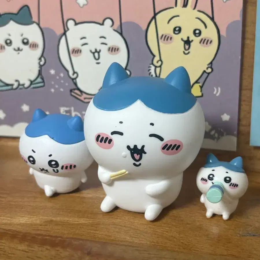 먼작귀 하치와레 치이카와 피규어 3종 세트