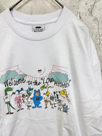 Welcome to the LOVE KITCHEN T셔츠 L 샐러드