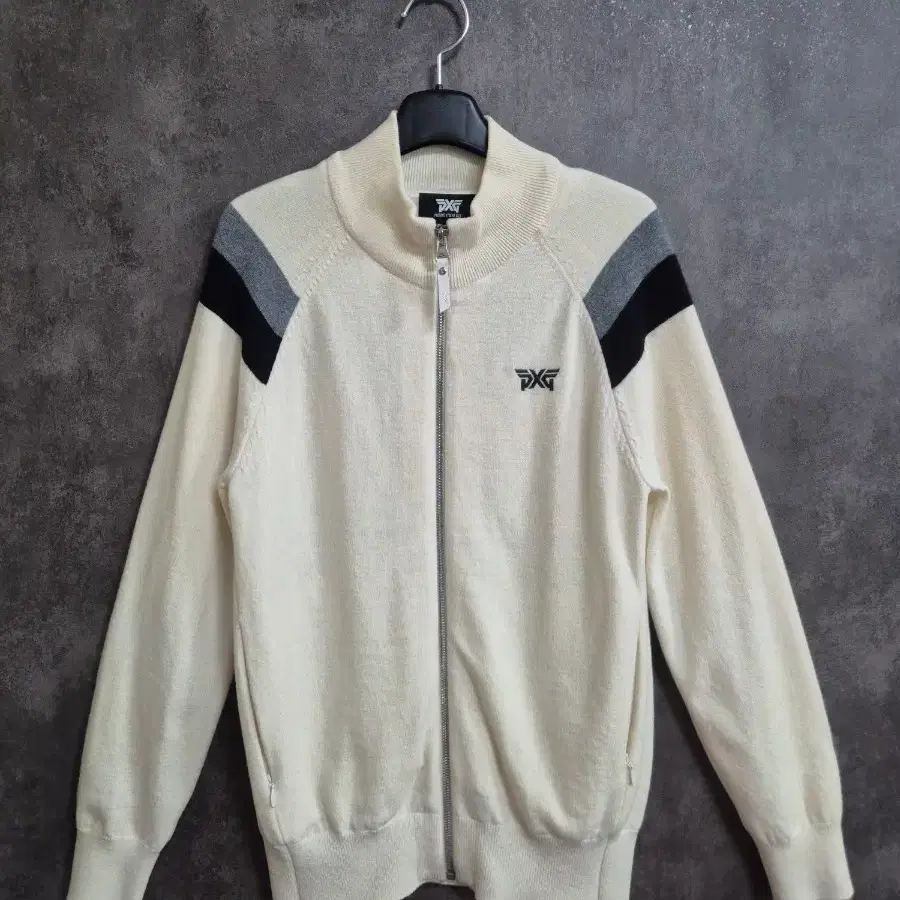 PXG 니트 울 집업 표기 90 PDWPW4302