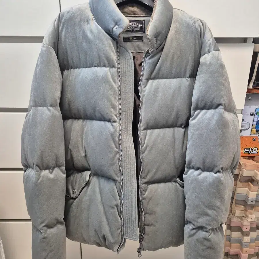 프림웍스 구스다운 점퍼 패딩 LIGHT GRAY 105 XL