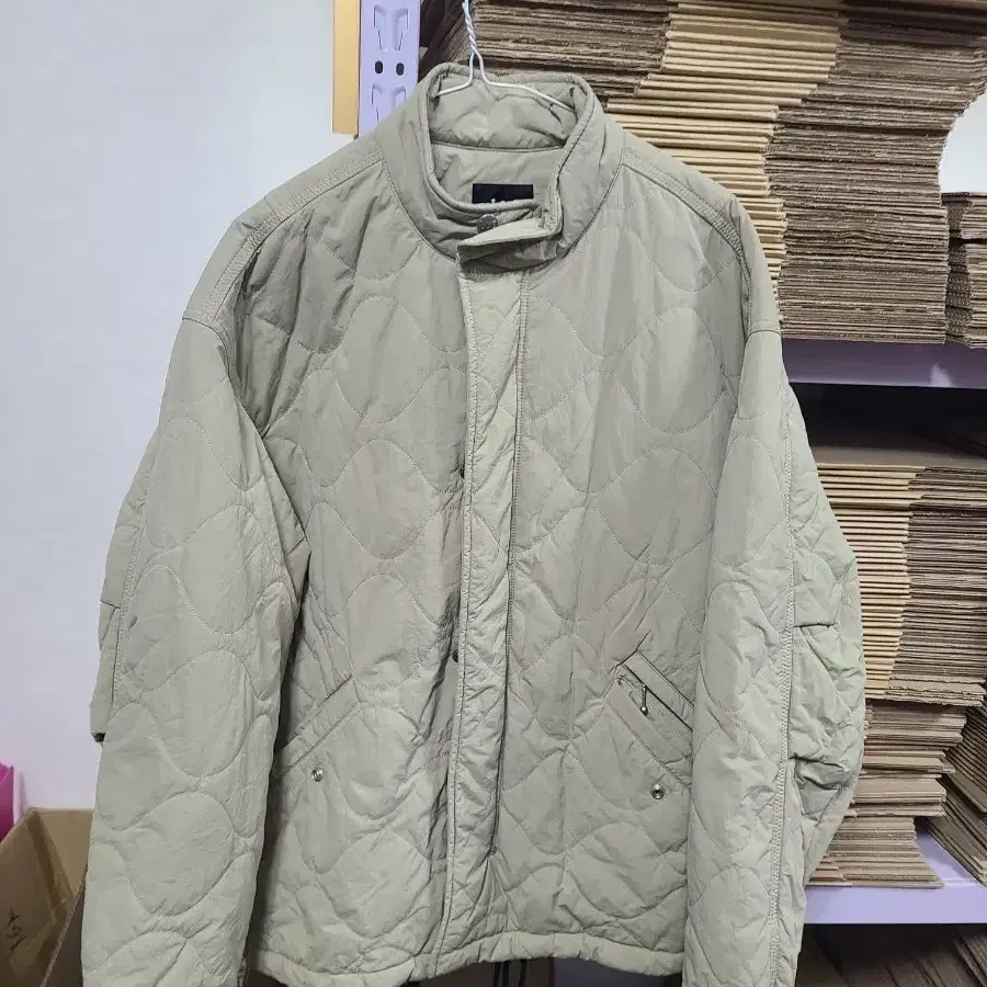 LEE 리 퀼팅 폴리누빔 패딩 재킷 XL 남105