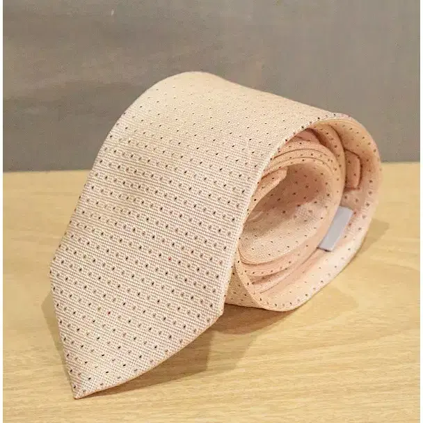 아르마니 꼴레지오니 도트 패턴 실크 넥타이
