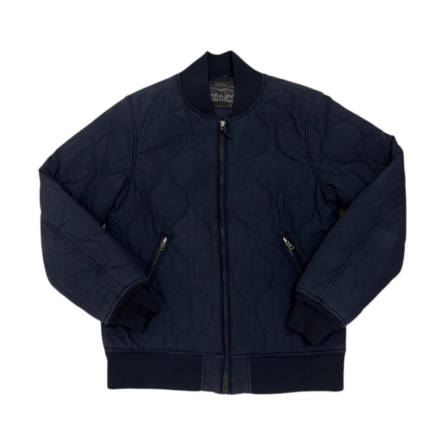 리바이스 Levi's 네이비 퀼팅 경량패딩 블루종 자켓 S