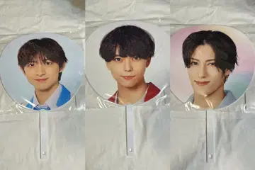 카와사키 코키 오리야마 나오 바사예가 와타루 부채 세트