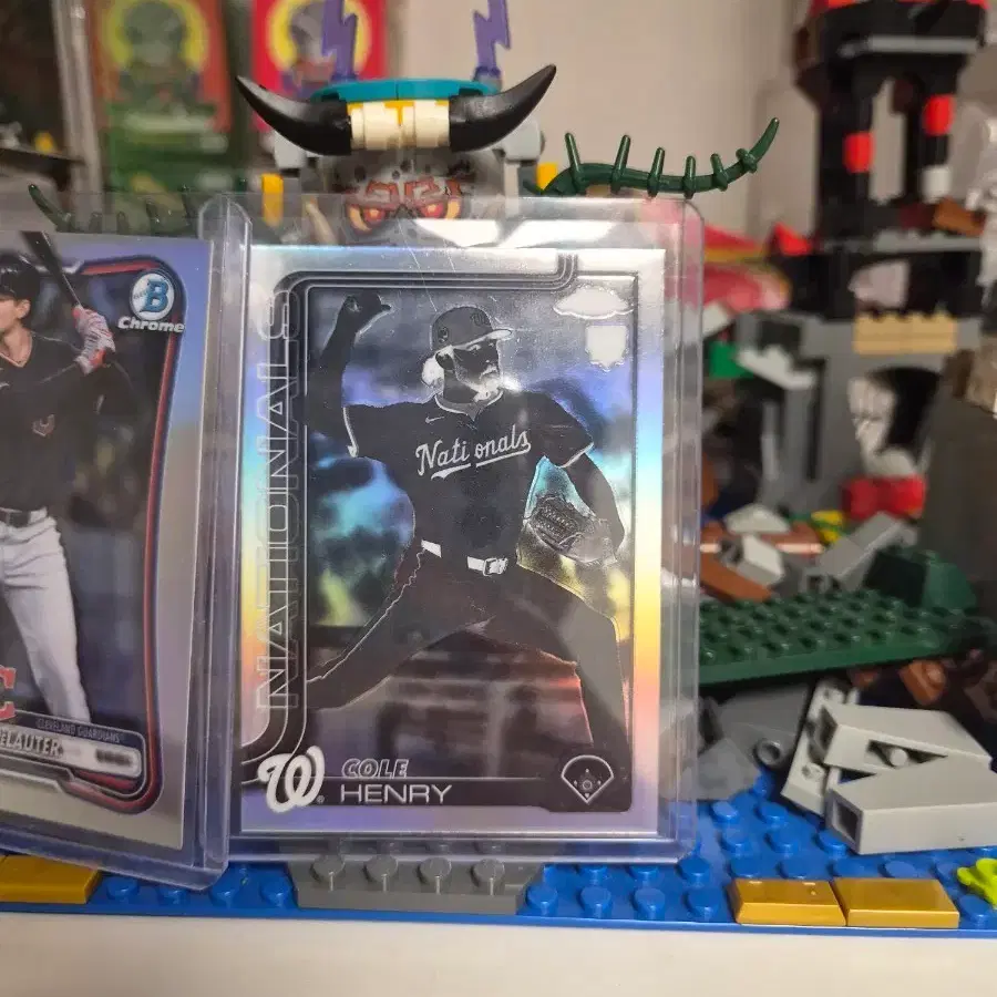 3장) topps Bowman Chrome 야구 카드