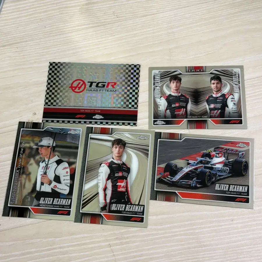 F1 2026 탑스 크롬 하스 올리버 베어먼 일괄