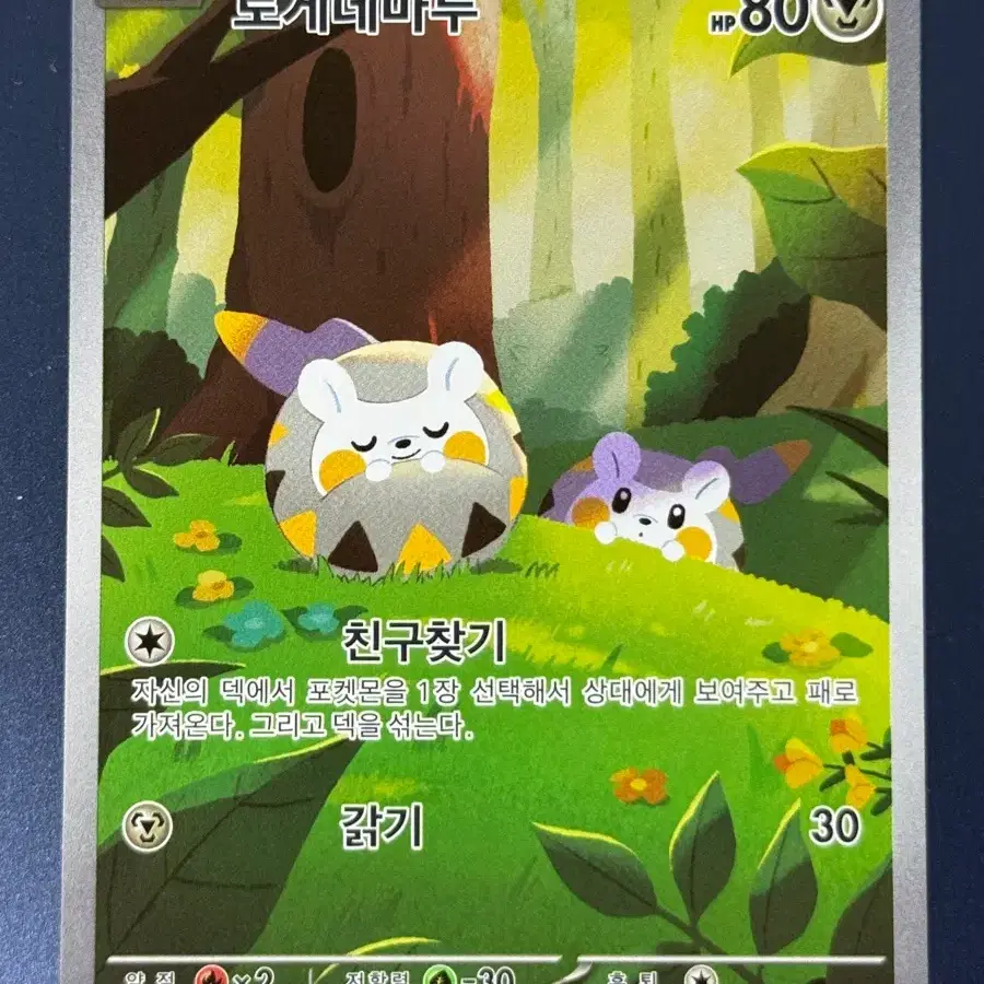 포켓몬카드 토게데마루 기본 AR