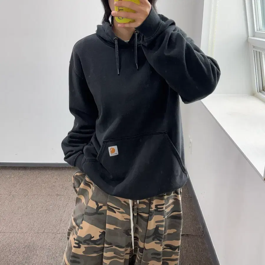 Carhartt 칼하트 차콜 후드티