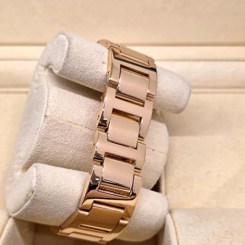 까르띠에 발롱블루 36mm 로즈골드 18k 금통 오토매틱 오리지널 다이아몬드 사진 7
