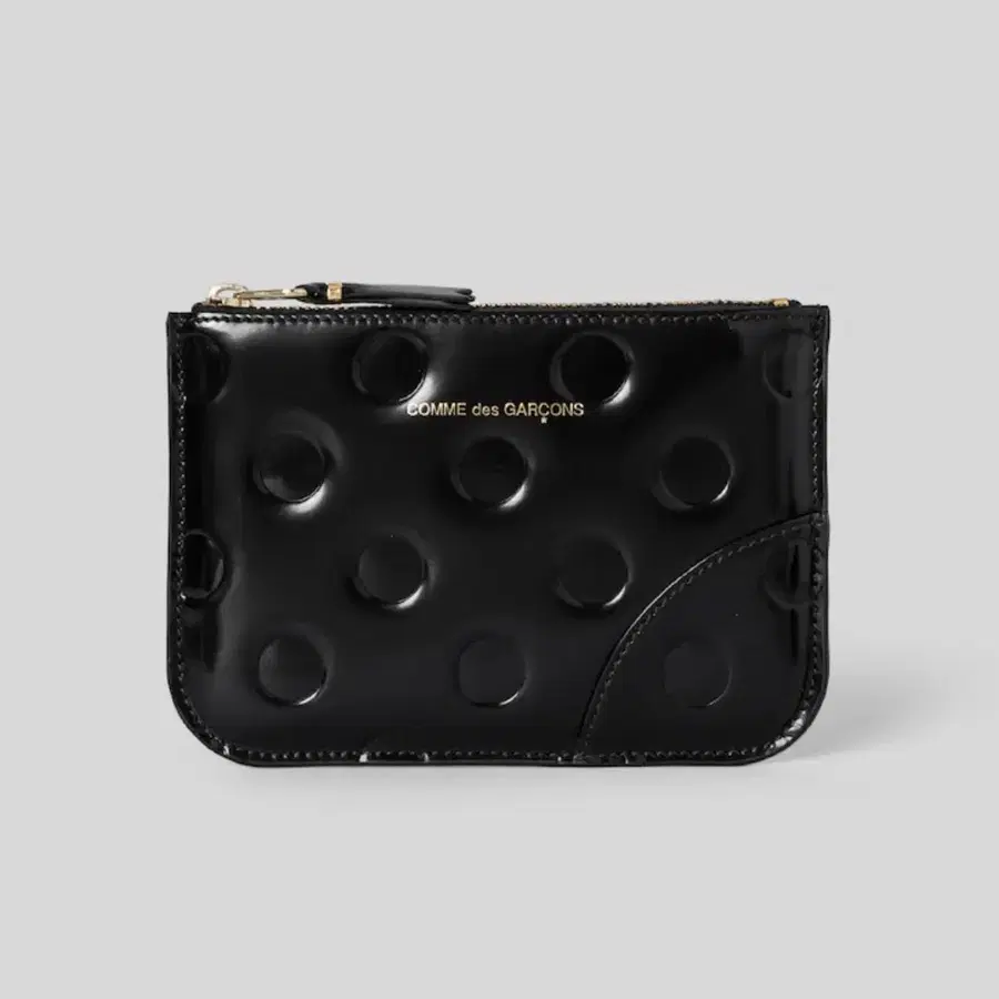 (네고가능/새상품)꼼데가르송 도트 지갑 Embossed Dot Small Pouch Wallet