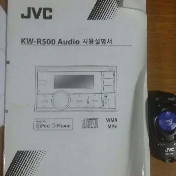 프리우스 순정오디오 JVC KW500 R500