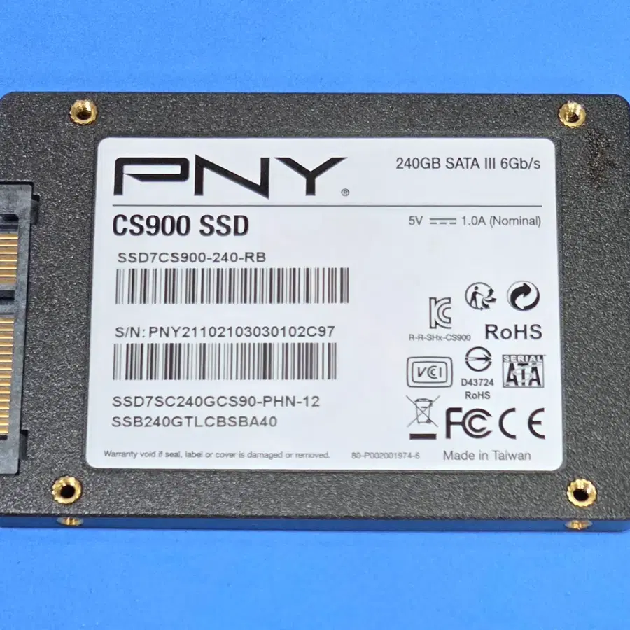 PNY CS900 SSD ( 240G ) 팝니다