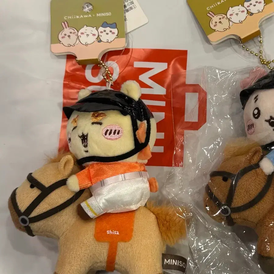 치이카와 먼작귀 중국 미니소 승마 마스코트 시사 인형 키링