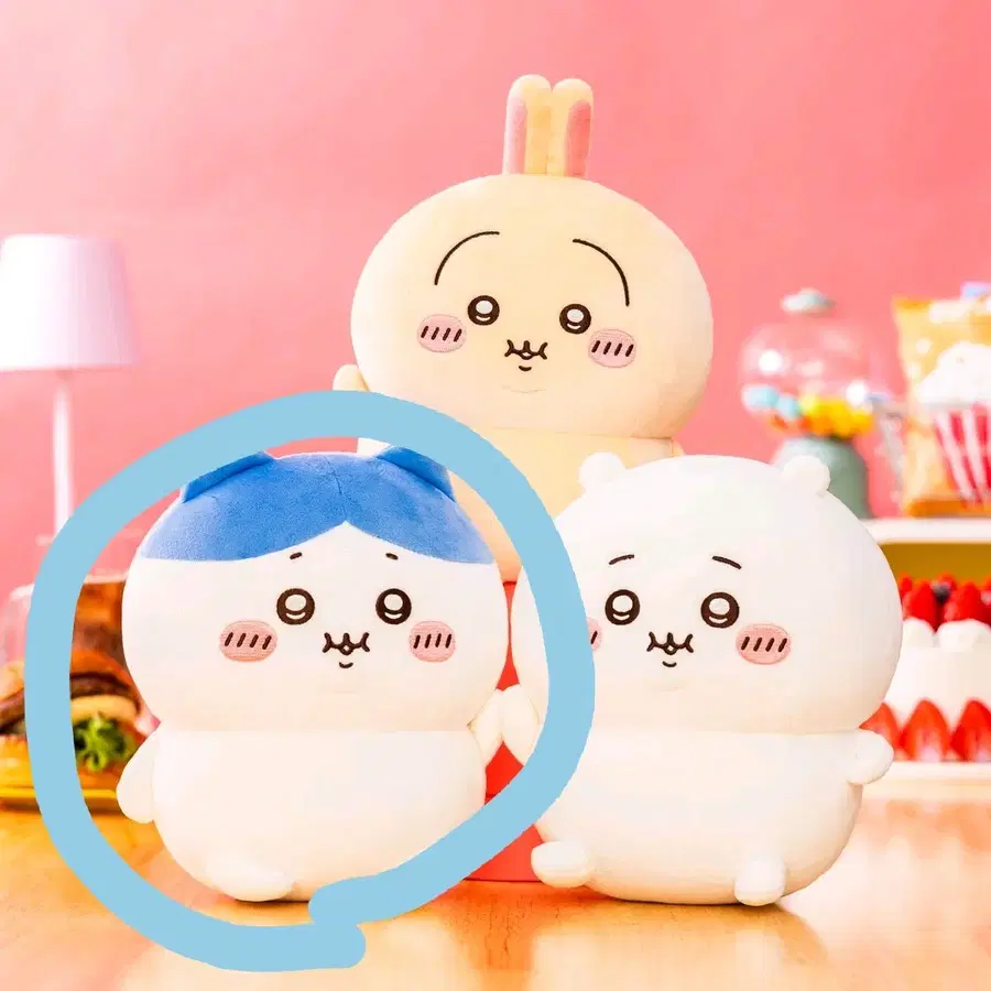 (미개봉)뚱치와레 포동포동 중형 인형 뚱치카와 뚱뚱 뚠뚠