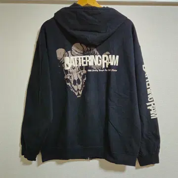 BATTERING RAM 집업 후드티 블랙 L