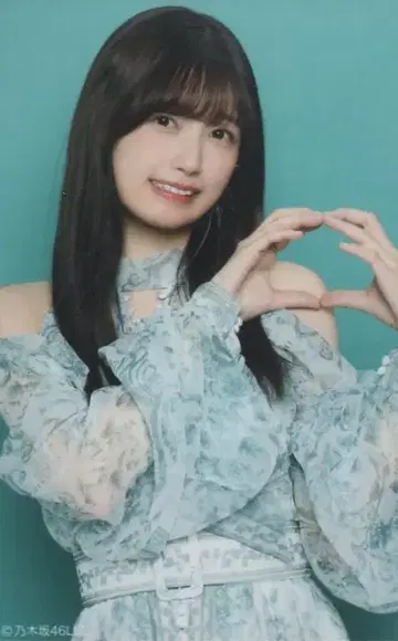 노기자카46 WebShop 한정 이오키 마오 2025년 6월 미니 생사진 네이블 오렌지 A