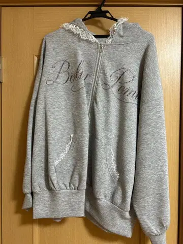 로고 레이스 후드티 OLIVE des OLIVE