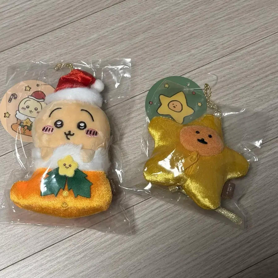 (수수료 포함) 치이카와 크리스마스 양말 오너먼트 우사기, 나가노마켓 별 오너먼트 고로케 일괄
