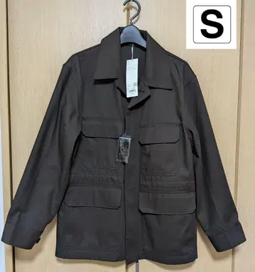 UNIQLO U 유틸리티 자켓 다크 브라운 S