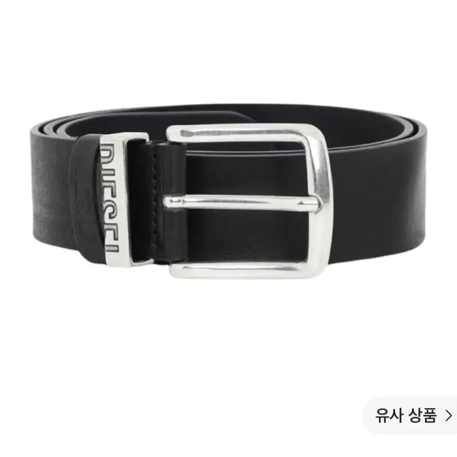 디젤 B-비저블 레더 벨트 블랙