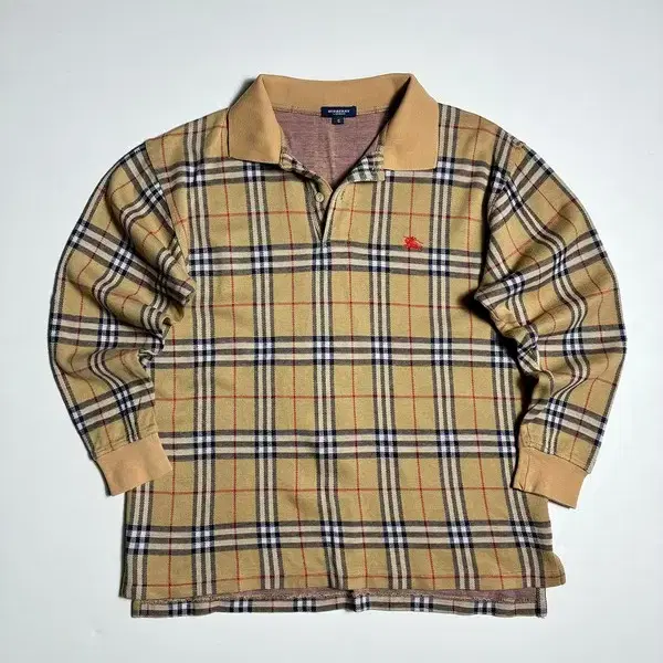 Burberry 90's Crest Logo Check PK Long Sleeve R4764