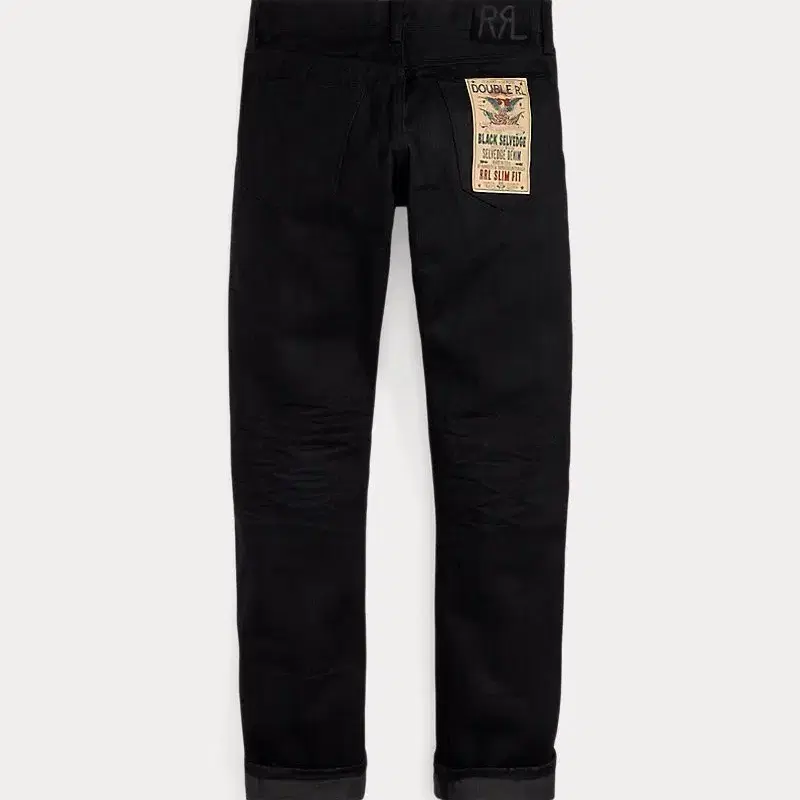 rrl 더블알엘 블랙온블랙 슬림핏 31/30