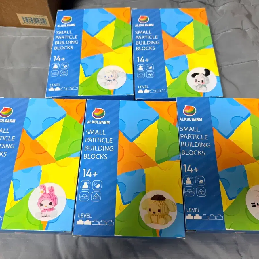 산리오 나노블럭 피규어 5종 일괄 (새상품)