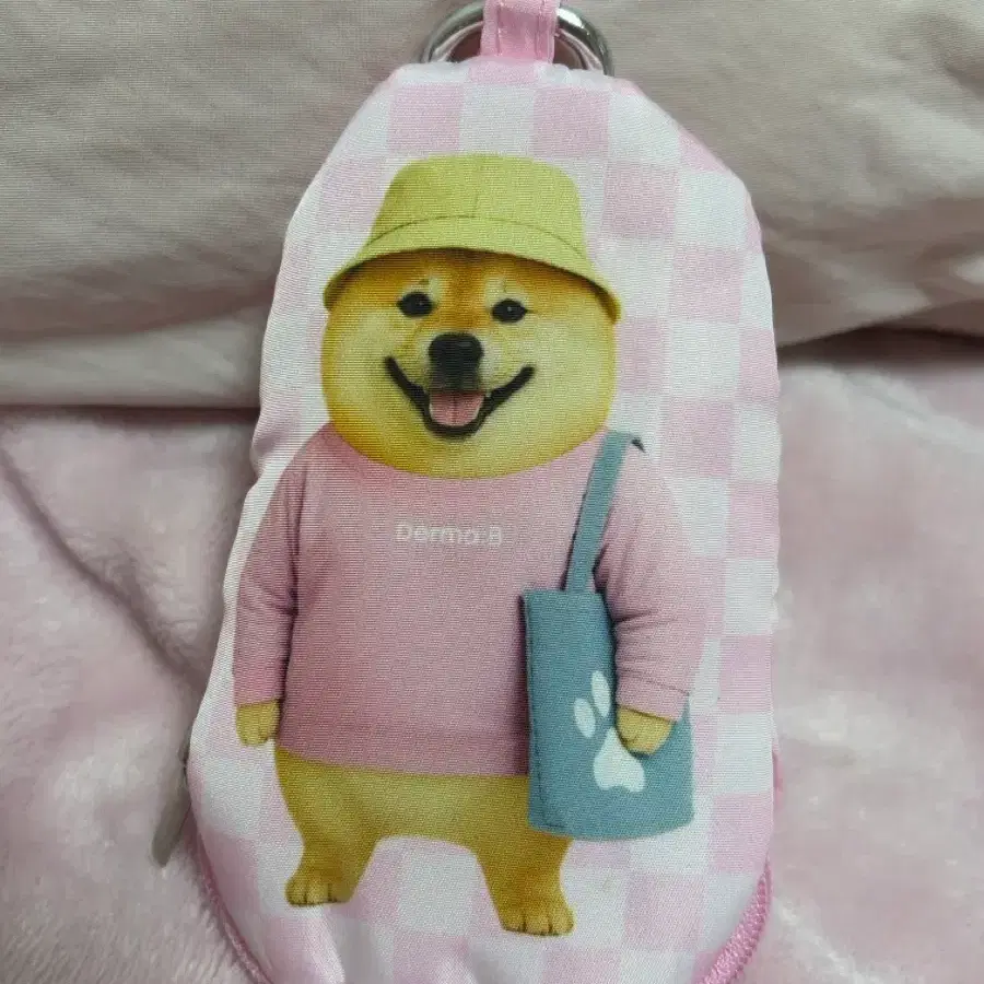시바견 파우치 키링