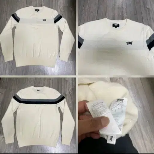 PXG 골프웨어 남성 니트 아이보리