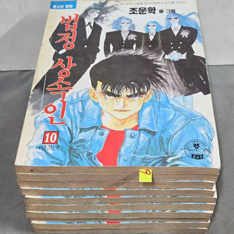 9 .80-90년대 만화방. 조운학  글.그림  . 법정 상속인 10권 완질