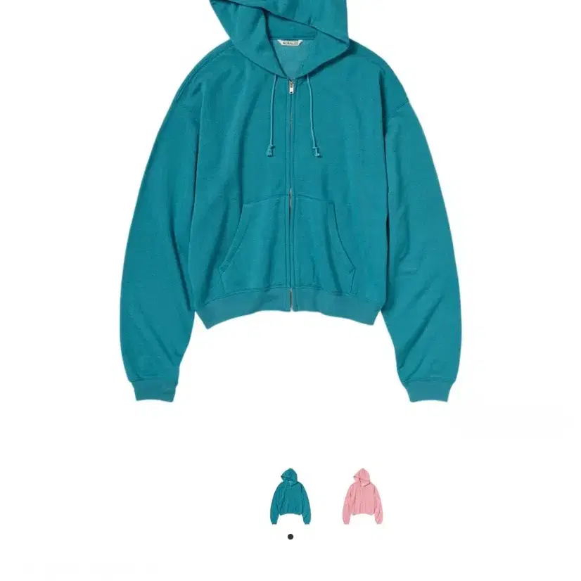 AURALEE 오라리 26FW 후드 집업 4사이즈 (새상품) (TOP BLUE)