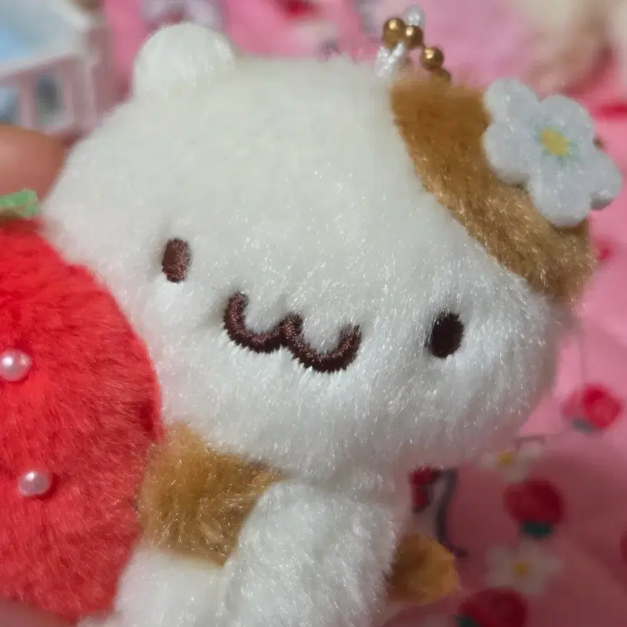 딸기 머핀 인형 (택 o)