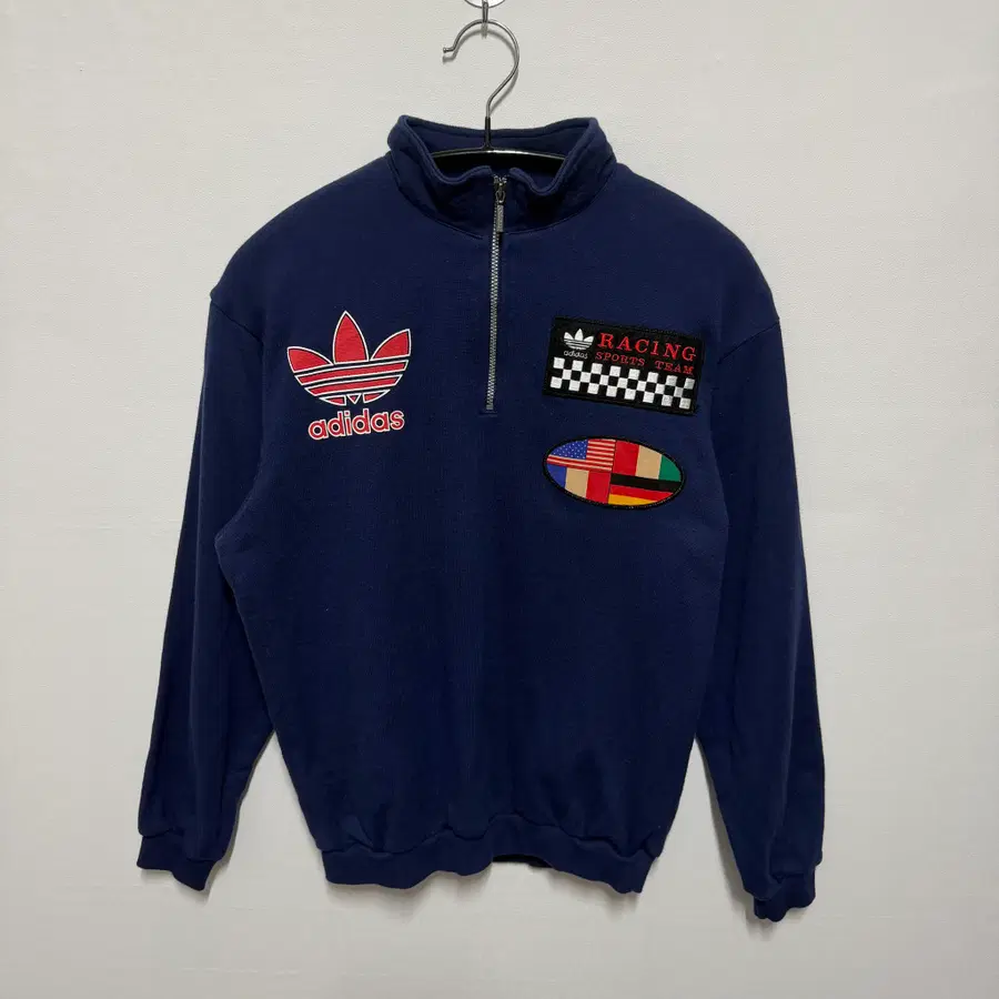 90s 아디다스 x 데상트 파이어버드 레이싱 하프집업