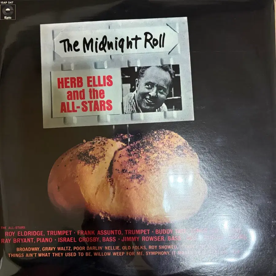 [재즈 LP] Herb Ellis and the All-Stars - The Midnight Roll (15AP 547)