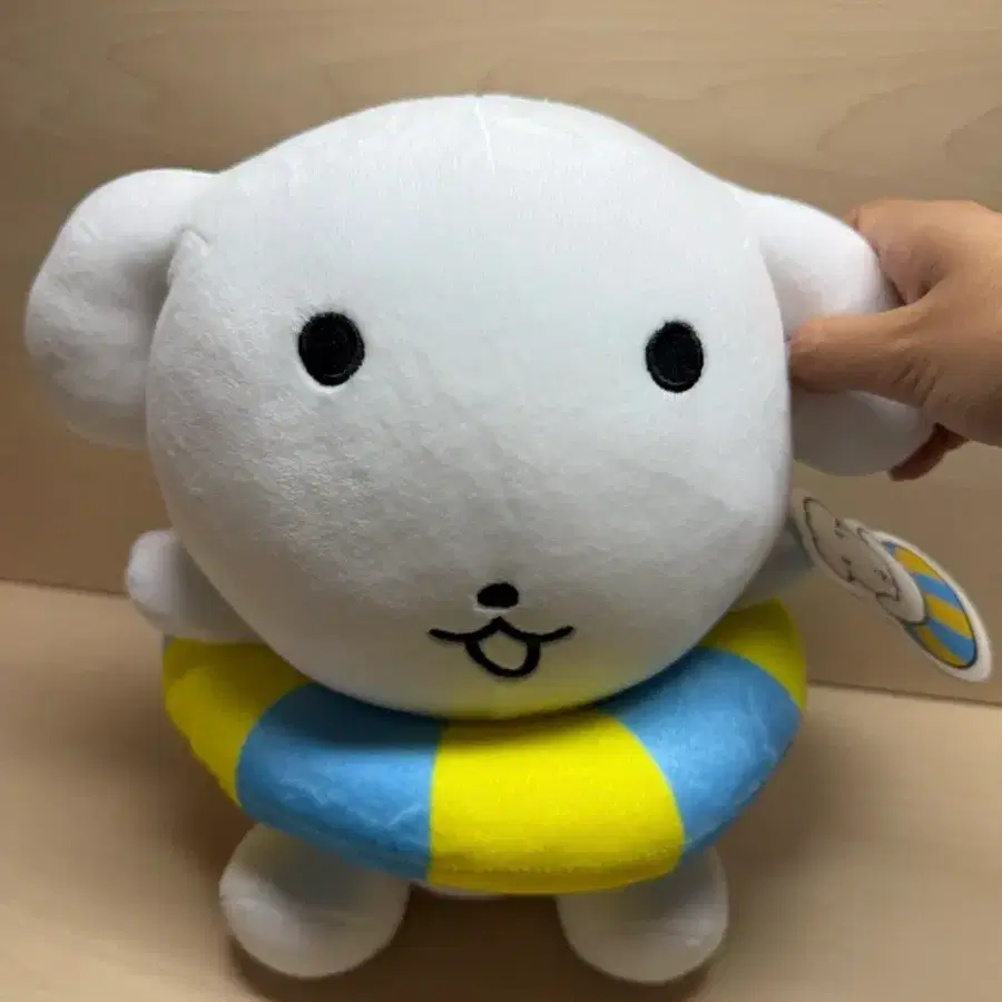 가나디 하양이 튜브 인형