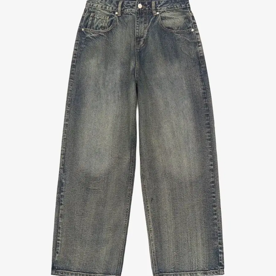 토피 헤이즈 워시드 와이드 데님 팬츠 (VINTAGE INDIGO) XL
