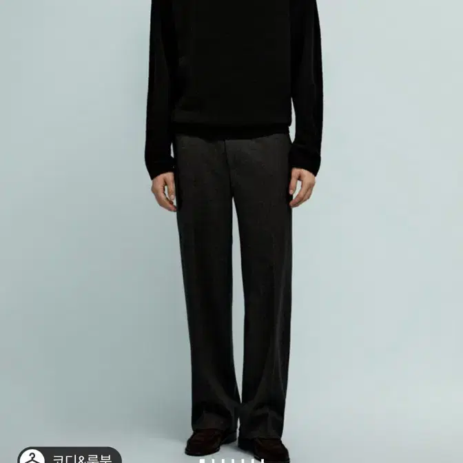 [새상품]캐시미어 블렌드 와이드 팬츠 78