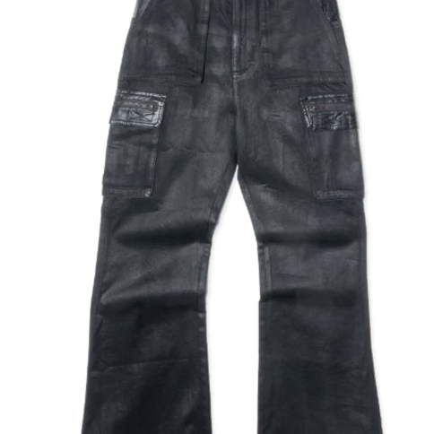 [L] ETCE TRSC Coated Multi Pocket Cargo Pant (Black)