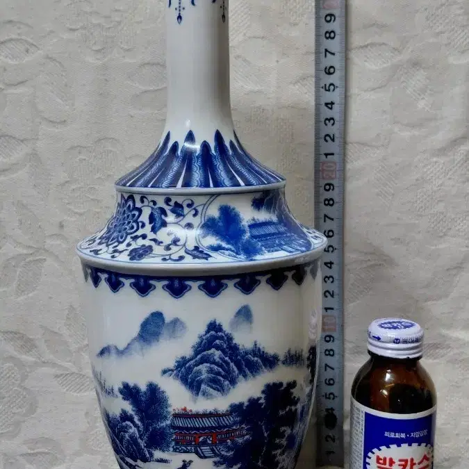 청대 황실 청화백자 화병
