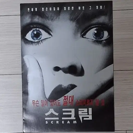 (3단)웨스크레이븐감독 데이빗아퀘트 니브켐벨 스크림1(1999년)전단지