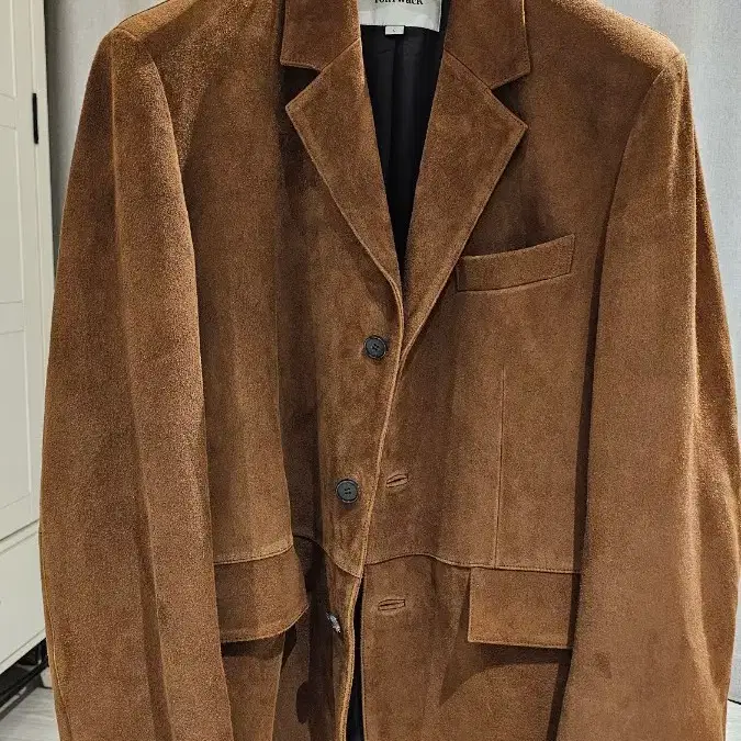(L) 토니웩 스웨이드 블레이저 브라운