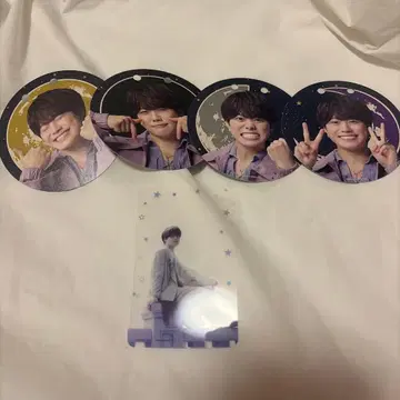 나니와단시 오하시 카즈야 Moonlit 트레이딩 카드 클리어 카드 가랜드