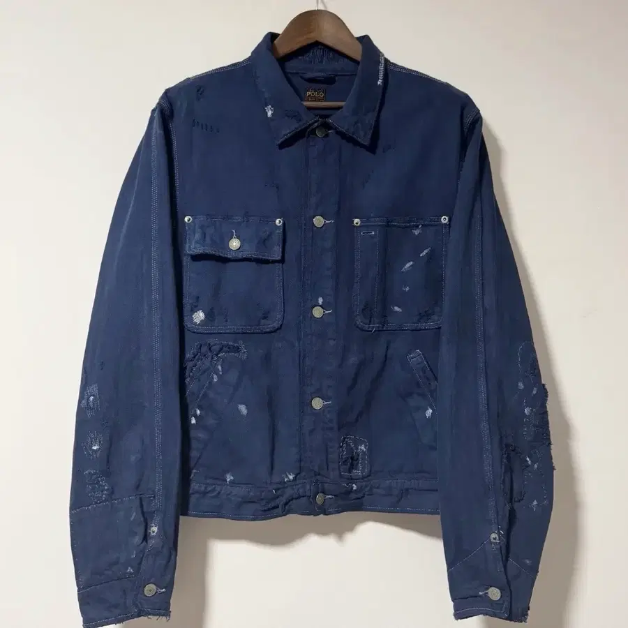 폴로 랄프로렌 90s~00s 빈티지 디스트레스드 초어 자켓 XL